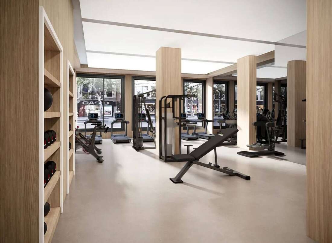 Custom commercial gym built by Gymcraft USA
